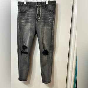 American Eagle De stressed Highrise Cropped Jegging